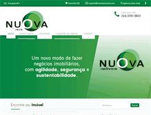 Tablet Screenshot of nuovaimoveis.com